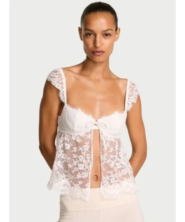 Wicked Unlined Lace Flyaway Bra Top