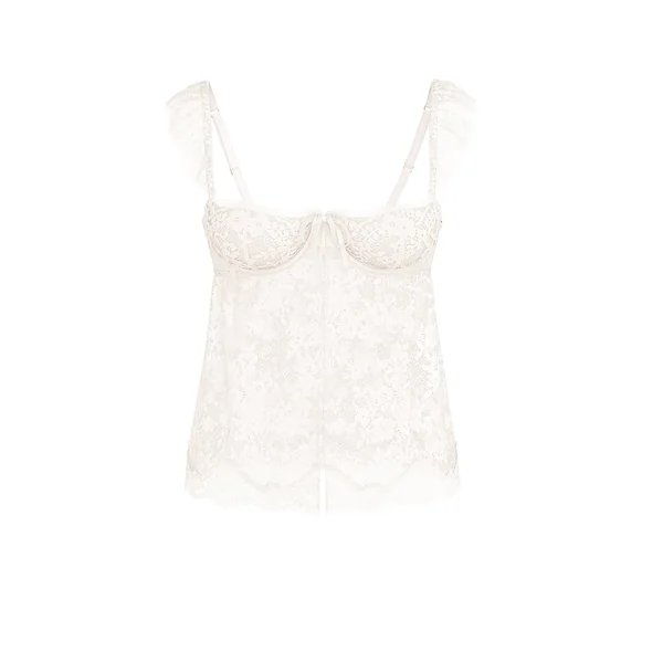 Wicked Unlined Lace Flyaway Bra Top