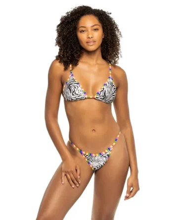 Wild Side Triangle Bikini Top