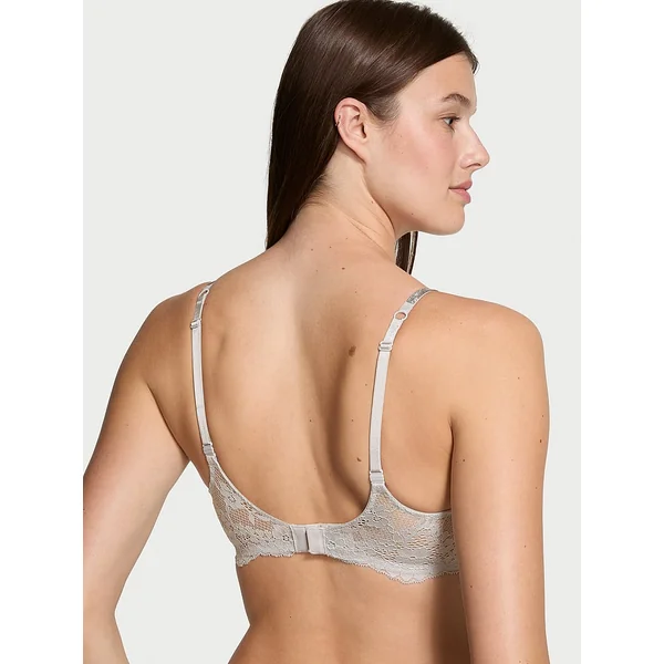 Wildflower Embroidery Lightly Lined Demi Bra