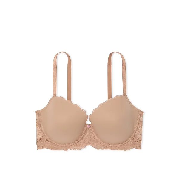 Wildflower Embroidery Lightly Lined Demi Bra