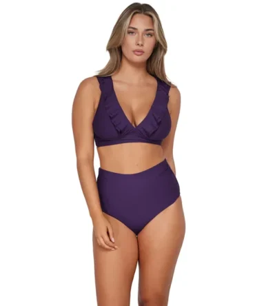 Willa Wireless Bralette Bikini Top (D+ Cup)