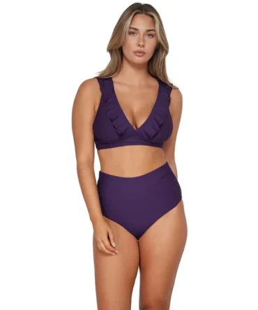 Willa Wireless Bralette Bikini Top (E-H Cup)