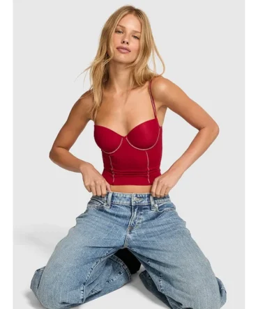 Wink Lightly Lined Corset Top