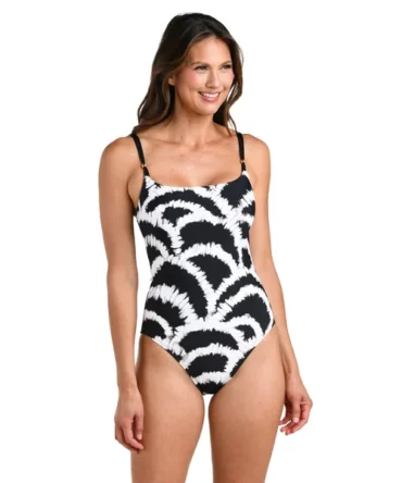 Woven Shadows One Piece Swimsuit