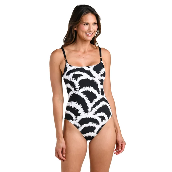 Woven Shadows One Piece Swimsuit