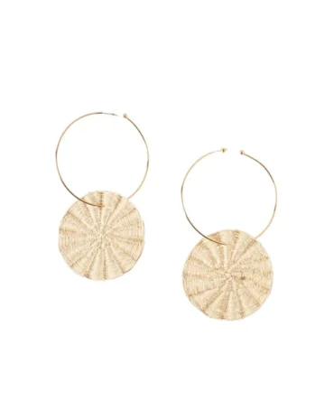 Xue Gold Plated Hoop Earrings