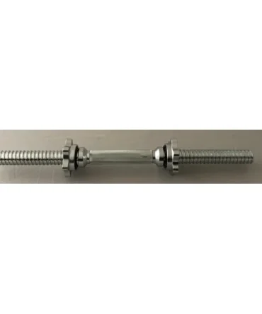YORK 18” Solid Steel Spin Lock Bar with Collars