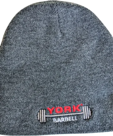York Barbell Club Knit Cap – Grey
