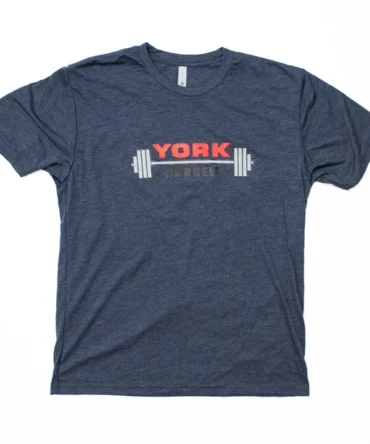 York Barbell Tee – Navy