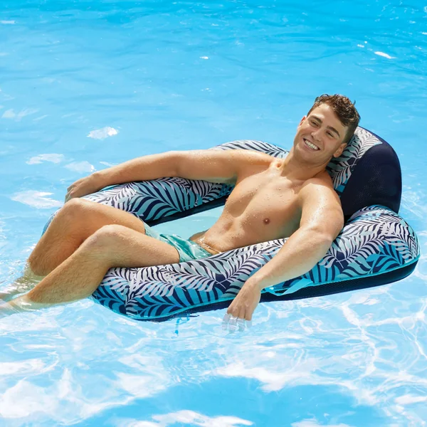 Zero Gravity Lounge with Removable Canopy | Inflatable Pool Chair Float