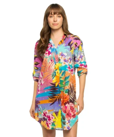 Zeru Long Sleeve Shirt Dress