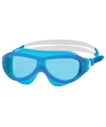 Zoggs Phantom Junior Mask - Blue/White/Tint Blue