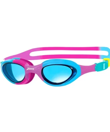 Zoggs Super Seal Junior Goggle - Pink/Blue/Tint Blue