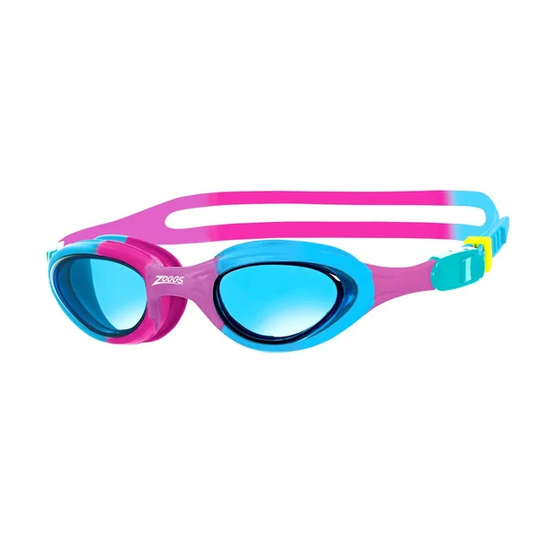 Zoggs Super Seal Junior Goggle - Pink/Blue/Tint Blue