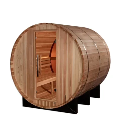 Zurich 4 Person Barrel with Bronze Privacy View